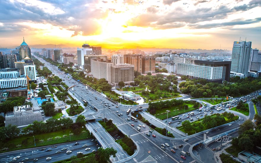 Overlooking Beijing Changan Street