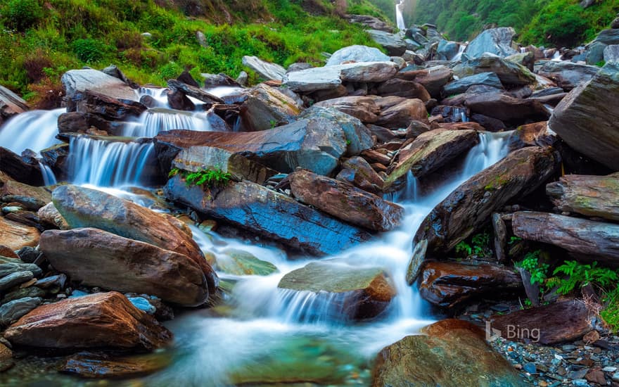 Bhagsu waterfall, Himachal Pradesh, India