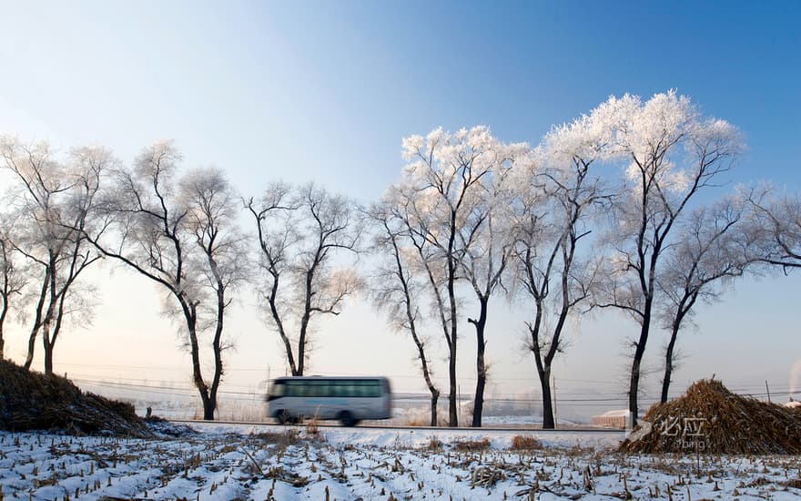 [Today's Lidong] China, Jilin, Fog and Highway