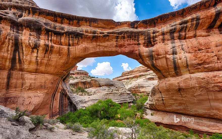 Sipapu Bridge in Natural Bridges National Monument, Utah