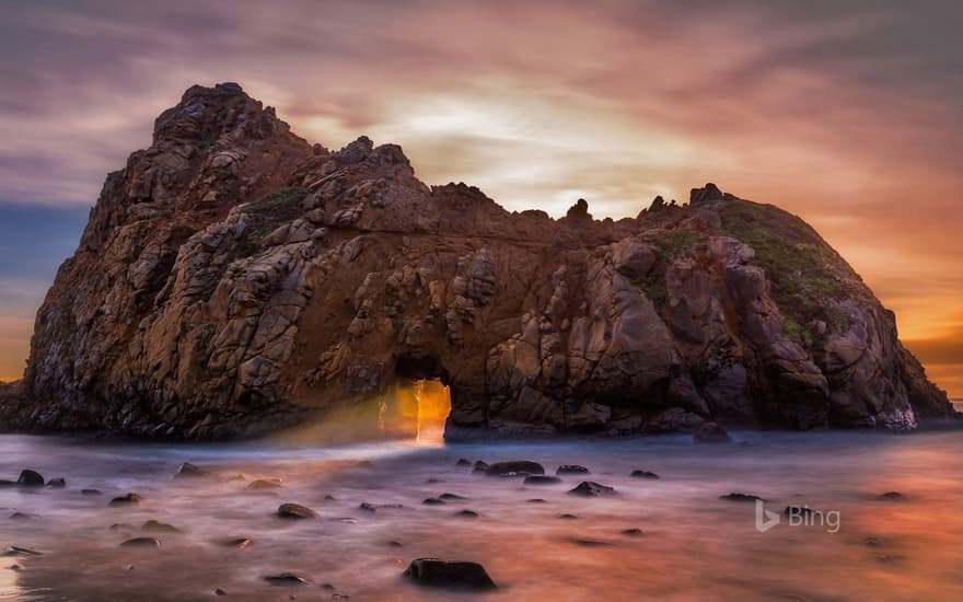 Pfeiffer Beach at Pfeiffer Big Sur State Park, California