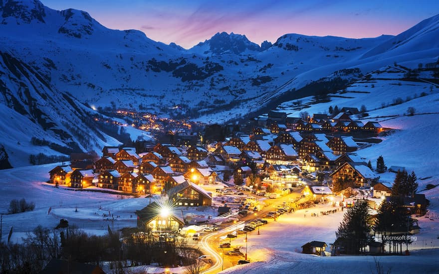 Saint-Jean-d’Arves resort, Savoie, France